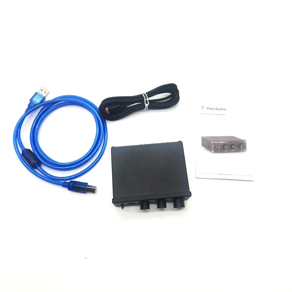 Fosi Audio Q4 DAC Headphone Amp USB Optical Coaxial 3.5mm RCA Desktop‎ Converter
